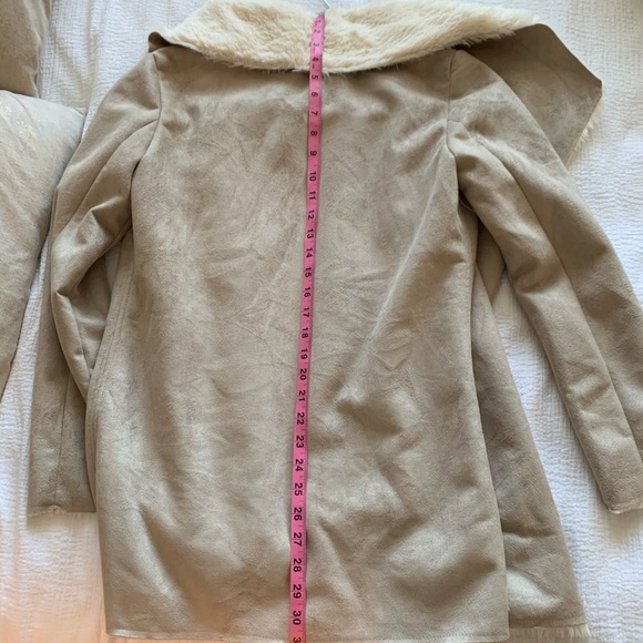 Tan Faux Fur Coat - Picture 5 of 5